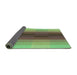 Thickness of Patterned Green Rug, pat2030grn