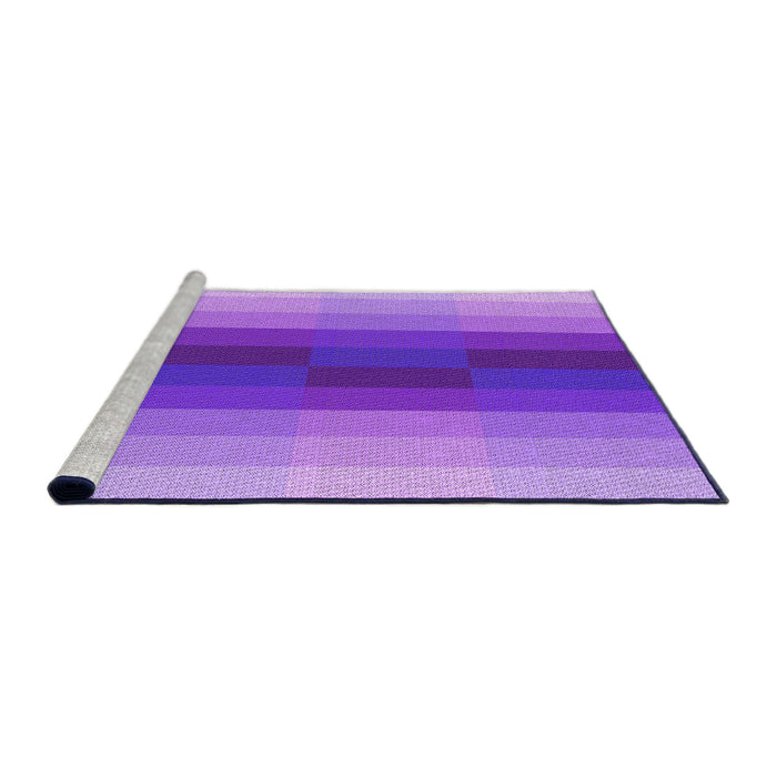Sideview of Machine Washable Transitional Violet Purple Rug, wshpat2030pur