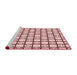 Sideview of Machine Washable Transitional Light Rose Pink Rug, wshpat2033rd