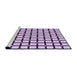 Sideview of Machine Washable Transitional Purple Rug, wshpat2034pur