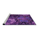 Sideview of Machine Washable Transitional Purple Rug, wshpat2041pur