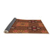 Thickness of Patterned Orange Rug, pat2042org