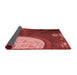 Thickness of Patterned Red Rug, pat2044rd