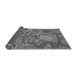 Thickness of Patterned Dark Gray Rug, pat2048gry