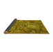 Thickness of Patterned Yellow Rug, pat2048yw