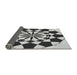 Thickness of Patterned Black Rug, pat2050gry