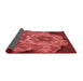 Thickness of Patterned Red Rug, pat2055rd