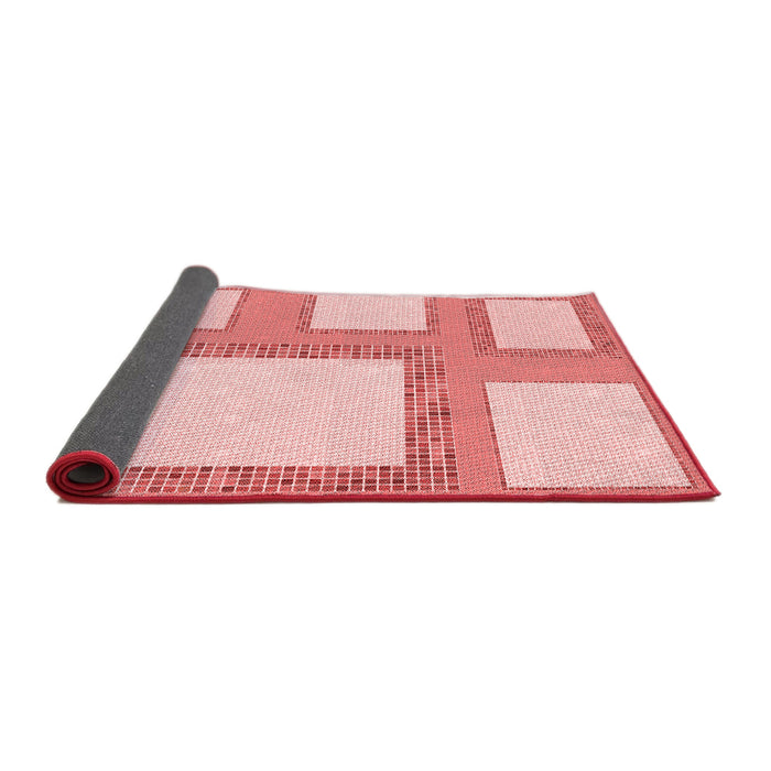 Thickness of Patterned Red Rug, pat2057rd