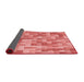 Thickness of Patterned Fire Red Rug, pat2059rd