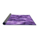 Thickness of Patterned Purple Rug, pat206pur