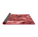 Thickness of Patterned Red Rug, pat206rd