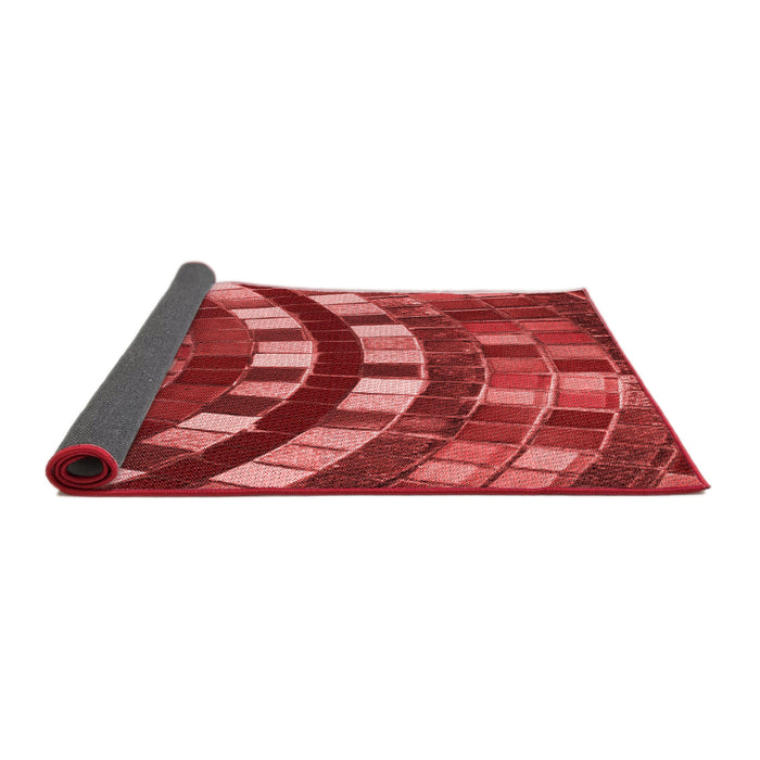 Thickness of Patterned Red Rug, pat2062rd