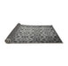 Thickness of Patterned Dark Gray Rug, pat2065gry