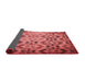 Thickness of Patterned Red Rug, pat2066rd