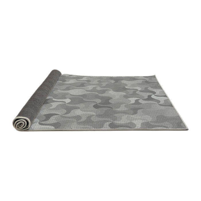 Thickness of Patterned Cloud Gray Rug, pat2069gry