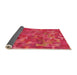 Thickness of Patterned Red Rug, pat2069org