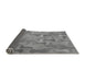 Thickness of Patterned Smokey Gray Rug, pat2070gry