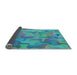 Thickness of Patterned Glacial Blue Ice Blue Rug, pat2070lblu