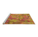 Sideview of Machine Washable Transitional Red Rug, wshpat2070org