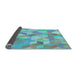 Thickness of Patterned Koi Blue Rug, pat2071lblu