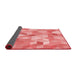 Thickness of Patterned Light Salmon Pink Rug, pat2071rd