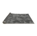 Thickness of Patterned Gunmetal Gray Rug, pat2077gry