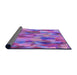 Thickness of Patterned Purple Rug, pat2084pur