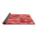 Thickness of Patterned Red Rug, pat2084rd