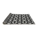 Thickness of Patterned Midnight Gray Rug, pat2087gry