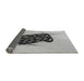 Thickness of Patterned Platinum Silver Gray Rug, pat2089gry