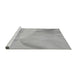 Sideview of Machine Washable Transitional Silver Gray Rug, wshpat2090gry