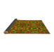 Thickness of Patterned Tomato Red Rug, pat2094yw