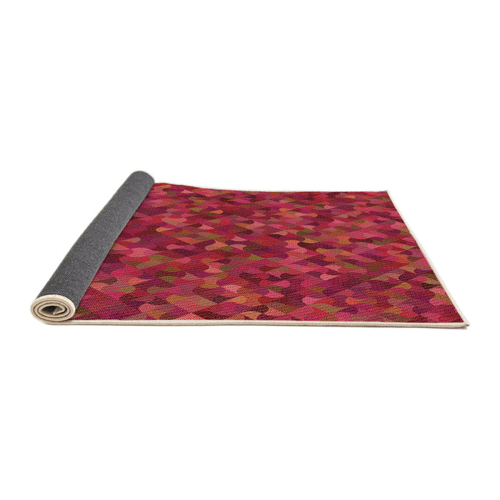 Thickness of Patterned Red Rug, pat2095org