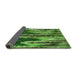 Thickness of Patterned Green Rug, pat2100grn