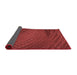 Thickness of Patterned Tomato Red Rug, pat2106rd