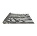 Thickness of Patterned Platinum Silver Gray Rug, pat2107gry