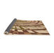 Thickness of Patterned Saddle Brown Rug, pat2107org