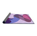 Thickness of Patterned Dark Orchid Purple Rug, pat2114pur