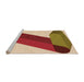 Sideview of Machine Washable Transitional Red Rug, wshpat2118org