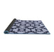 Thickness of Patterned Lavender Blue Rug, pat212blu