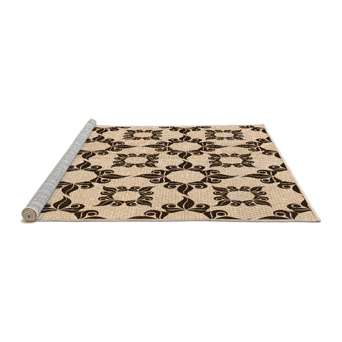 Sideview of Machine Washable Transitional Golden Blonde Gold Rug, wshpat212org