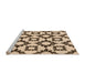 Sideview of Machine Washable Transitional Golden Blonde Gold Rug, wshpat212org