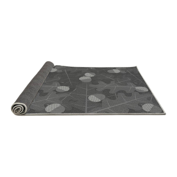 Thickness of Patterned Platinum Gray Rug, pat2122gry