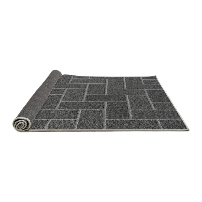 Thickness of Patterned Gray Rug, pat2127gry