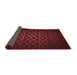 Thickness of Patterned Red Rug, pat213rd