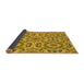 Thickness of Patterned Dark Bisque Brown Rug, pat2132yw