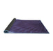 Thickness of Patterned Purple Rug, pat2135blu