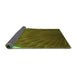 Thickness of Patterned Green Rug, pat2135grn