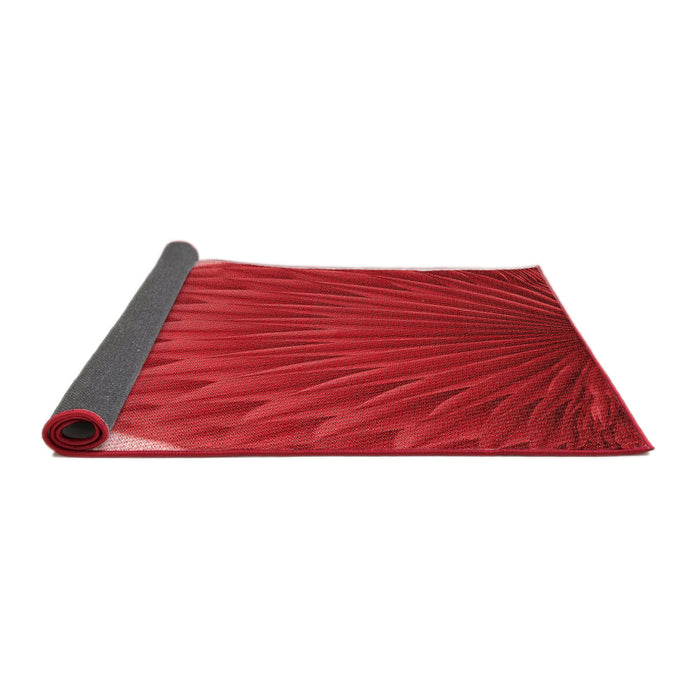 Thickness of Patterned Red Rug, pat2135rd