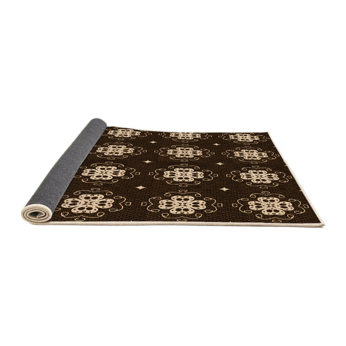 Thickness of Patterned Black Rug, pat2139org